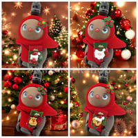 ラボットアクセサリー クリスマス手袋ポシェット