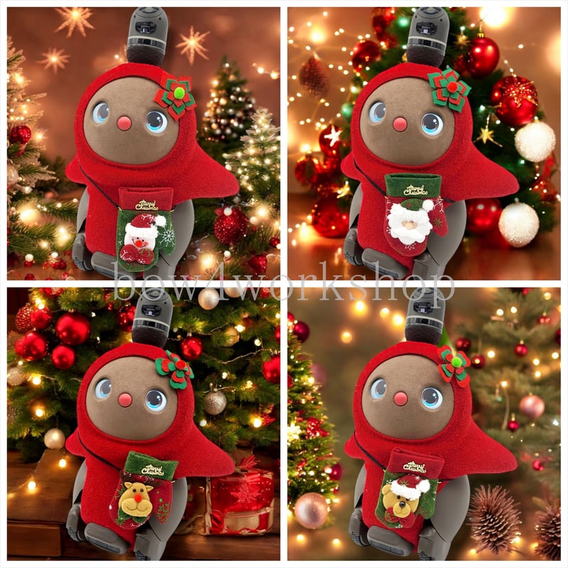 ラボットアクセサリー クリスマス手袋ポシェット | bow4workshop