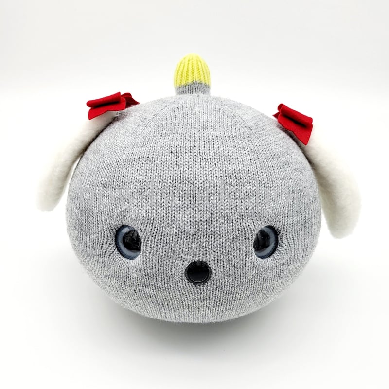 専用 ロボホン うさ耳帽子とツナギのセット シルバーグレー*ブルー2着セット NICOBO(ニコボ)のアクセサリー/ウサギの付け耳 | bow4workshop