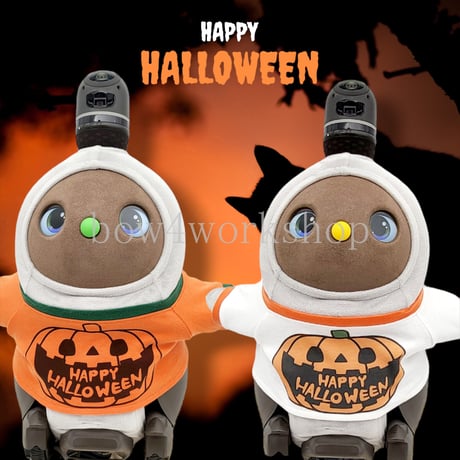 ラボット服/ ハロウィンプリントTシャツ