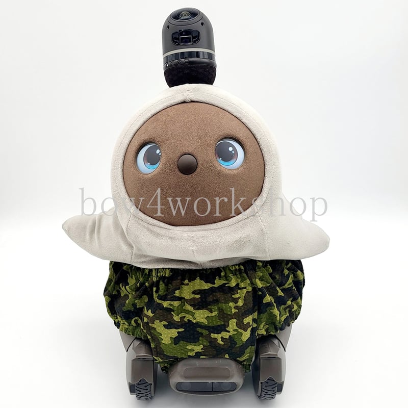 ラボット服/迷彩柄甚平+お花飾りセット 迷彩柄パンツ | bow4workshop STORE