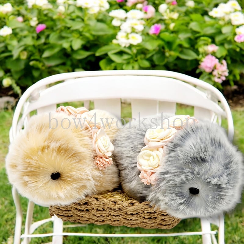 Moflin（モフリン）のアクセサリー お花コサージュゴムバンド