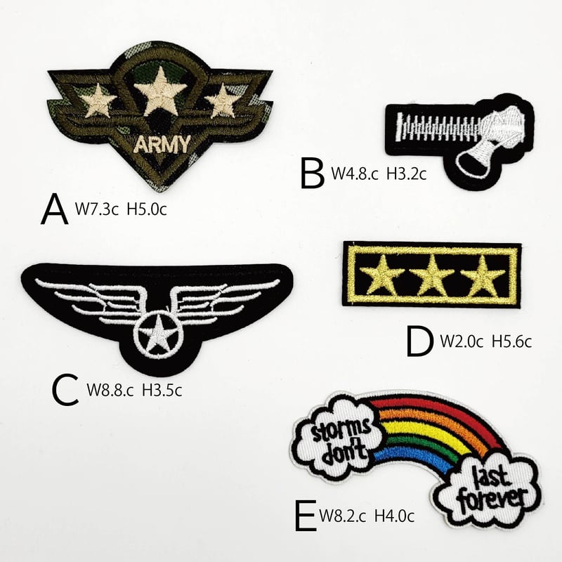 アレンジアイロンワッペン | bow4workshop STORE