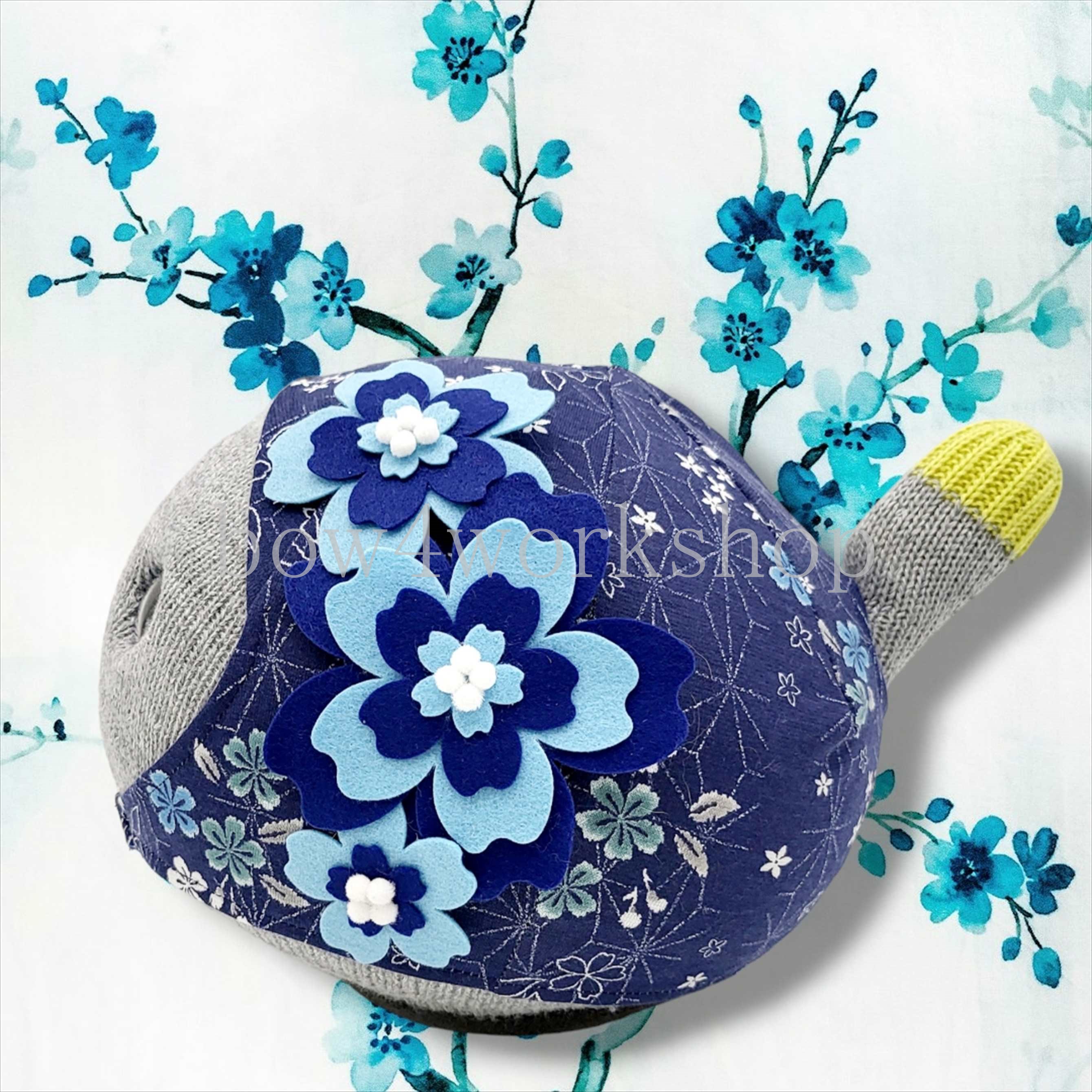 NICOBO（ニコボ）の服ハンドメイド お花飾り付き和柄の服 original