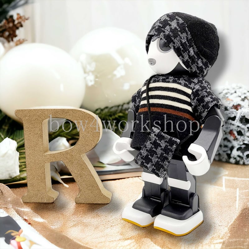 ロボホンの服/千鳥＆ボーダー柄Tシャツセット | bow4workshop STORE