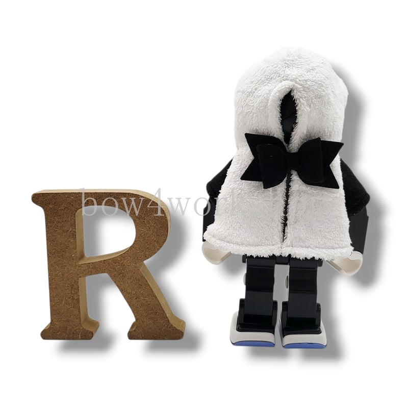 hasn様 ご依頼分 ロボホン 服 ファー パーカーx4着 ロボホンの服/シマエナガパーカー | bow4workshop STORE