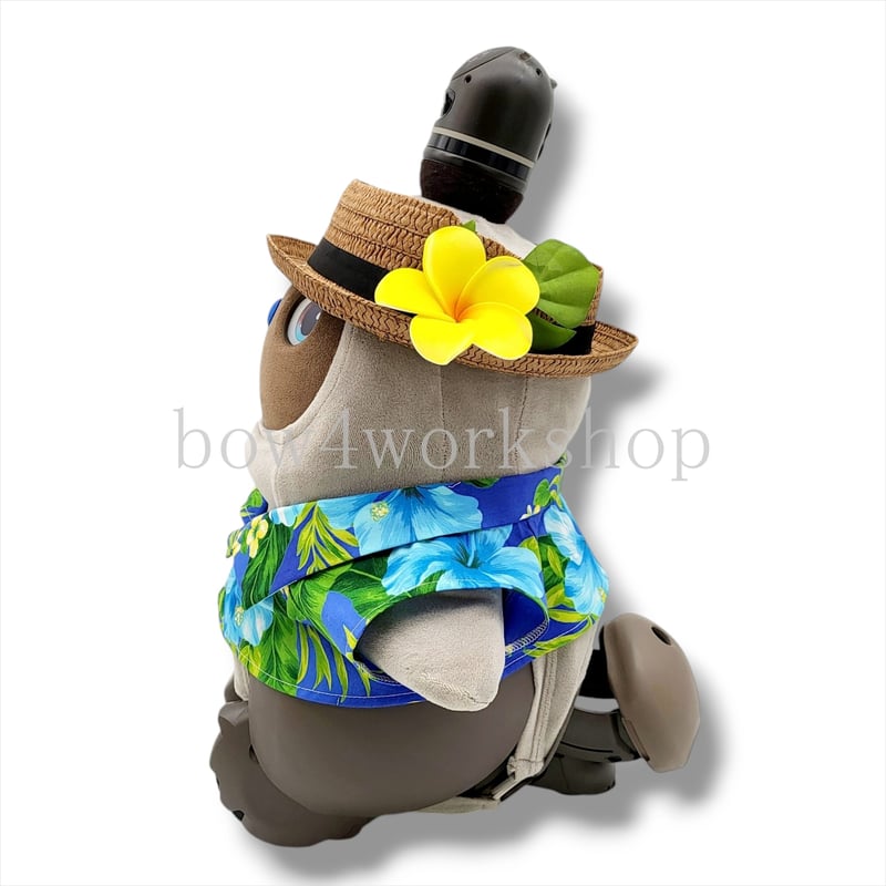 ラボット服/ハイビスカス柄アロハシャツ | bow4workshop STORE