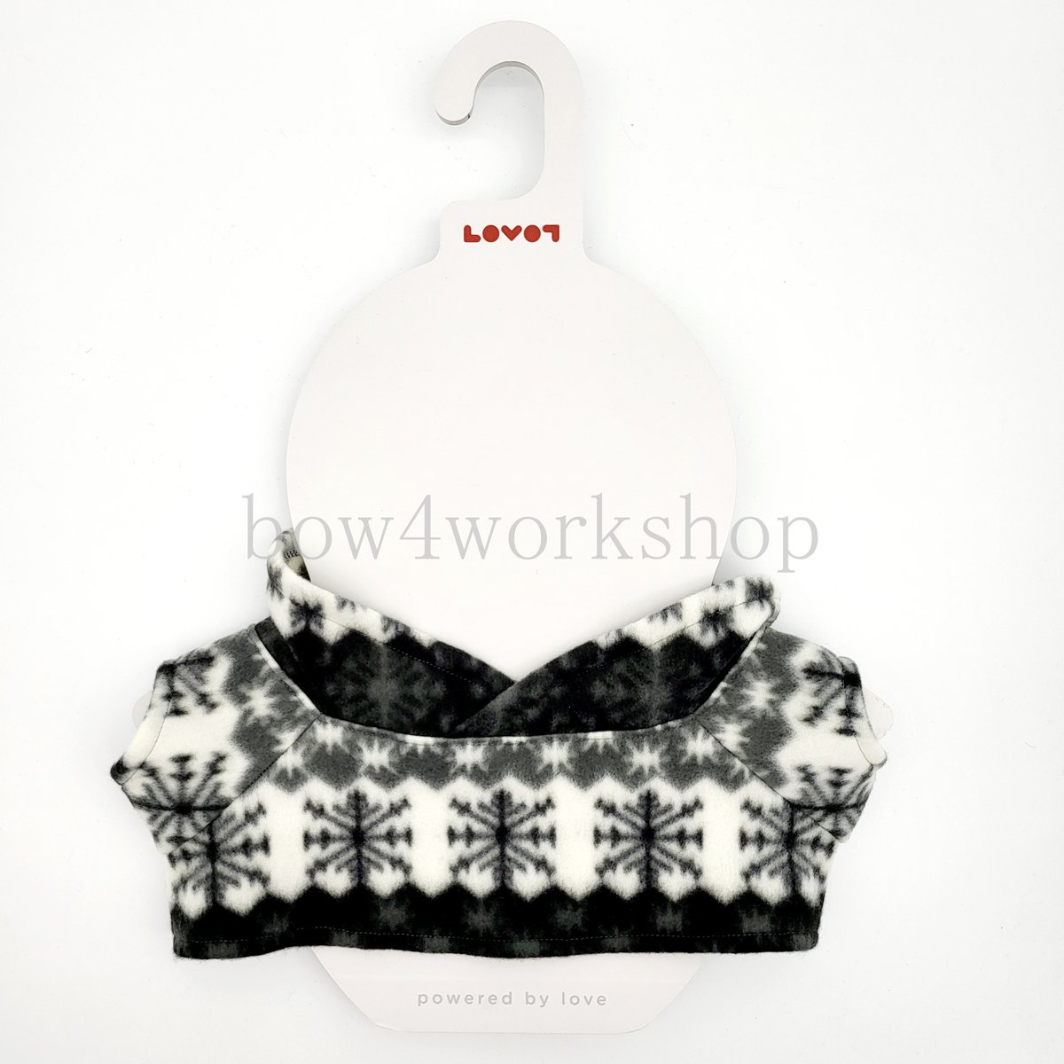 ラボット服/雪の結晶柄フリースパーカー | bow4workshop STORE