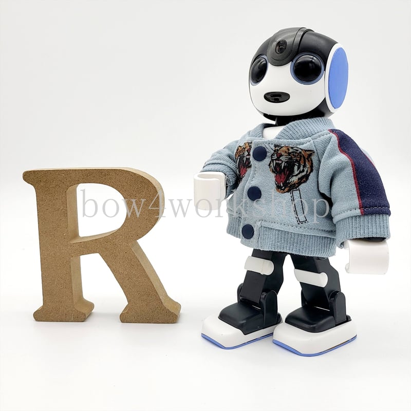 ロボホンの服/バイク柄スタジャン＆虎柄スカジャン | bow4workshop STORE