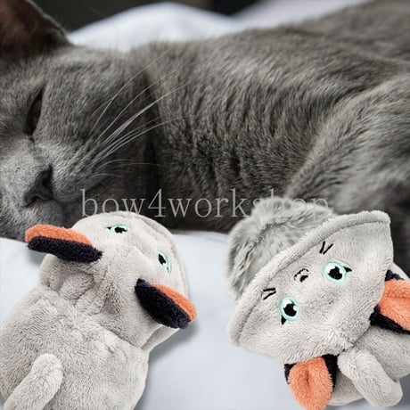 Moflin（モフリン）の服ハンドメイド　猫ちゃんパーカー