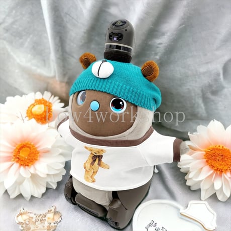 ラボットアクセサリーくまちゃんニットベレー帽子