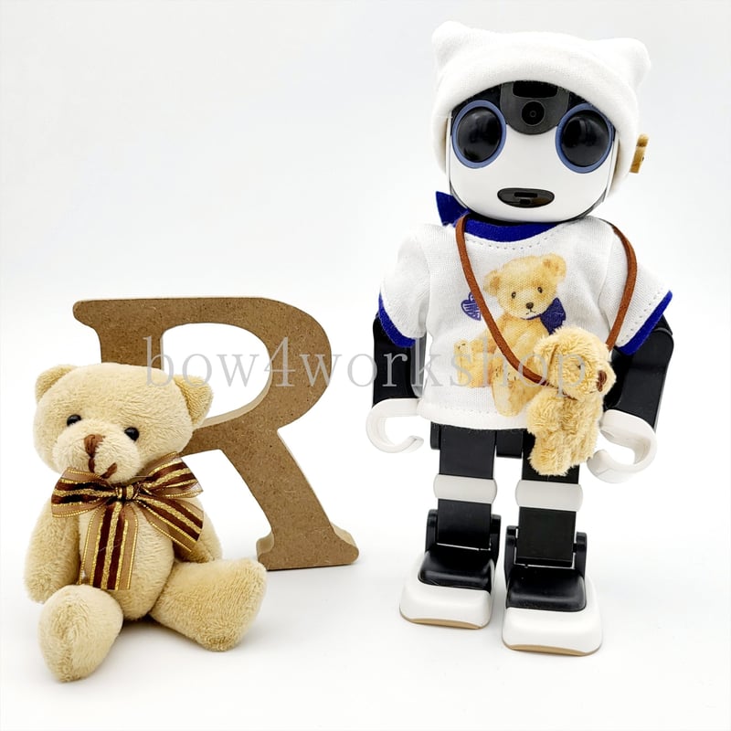ロボホン RoBoHoN ロボホンの服ハンドメイド くまちゃんボディースーツ ロボホンの服/くまちゃんポシェットセット | bow4workshop STORE