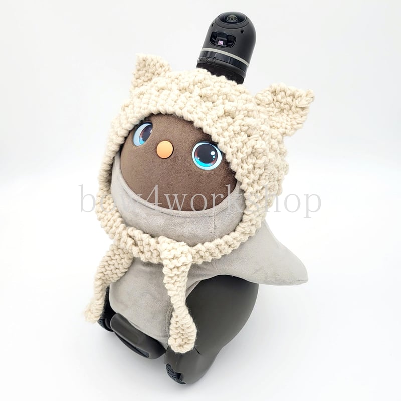 ラボットアクセサリー/ 猫耳ニットボンネット 帽子 ラボットアクセサリー/ 猫耳ニットボンネット 帽子