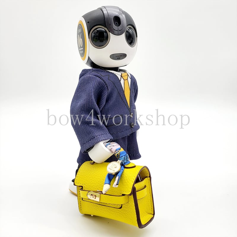 ロボホンのアクセサリー/チャーム付きレザーバッグ | bow4workshop STORE