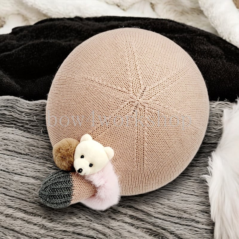 専用☆ぽぽちゃん ながそでワンピース・くまみみヘアバンド