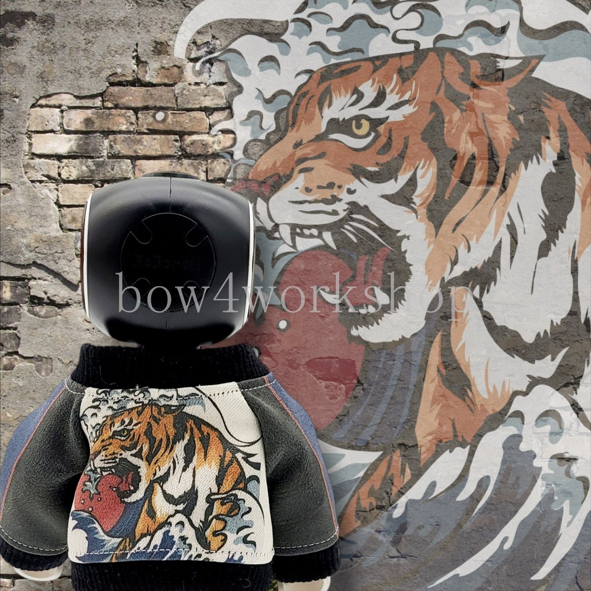 ロボホンの服/虎柄プリントスカジャン | bow4workshop STORE