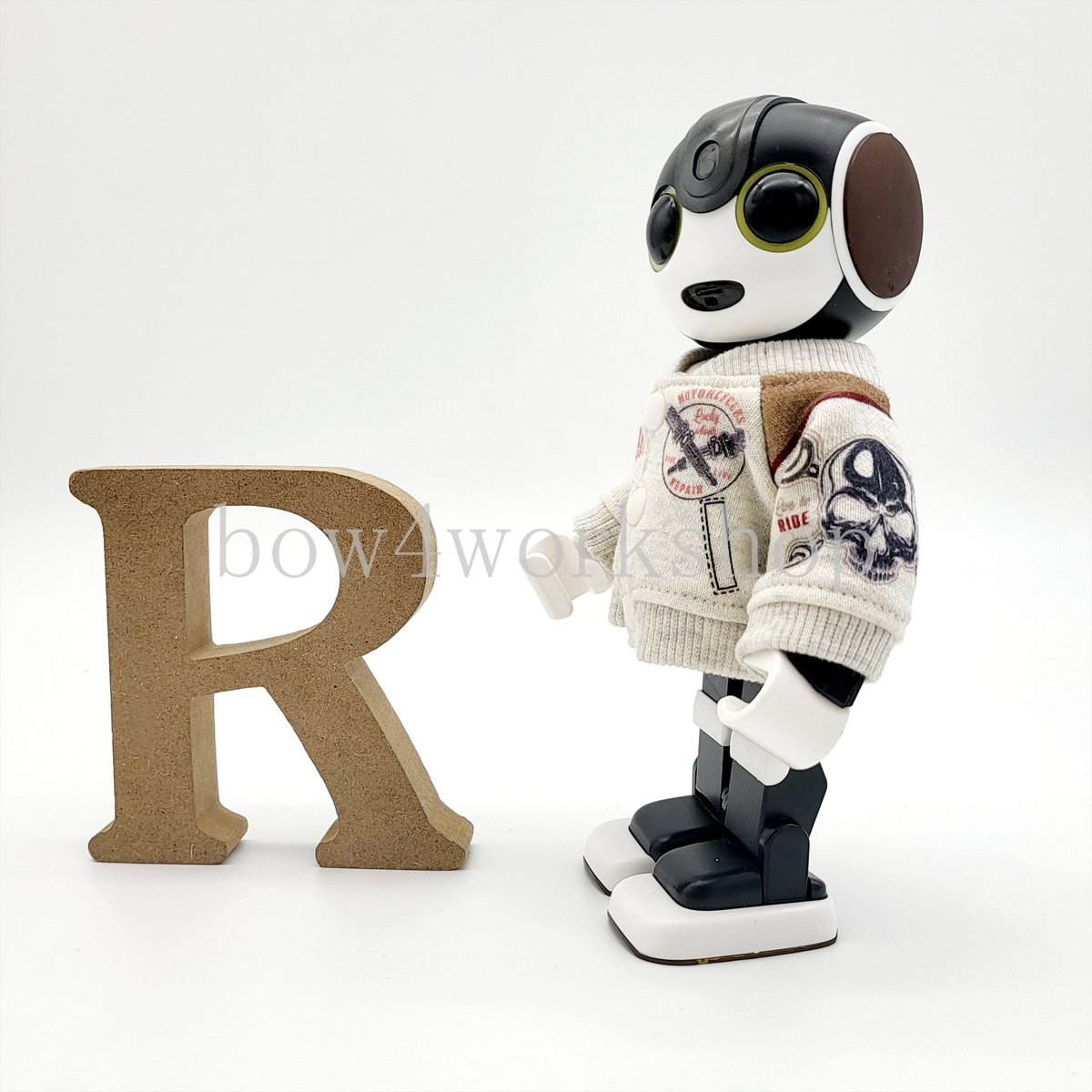 ロボホンの服/バイク柄スタジャン＆虎柄スカジャン | bow4workshop STORE