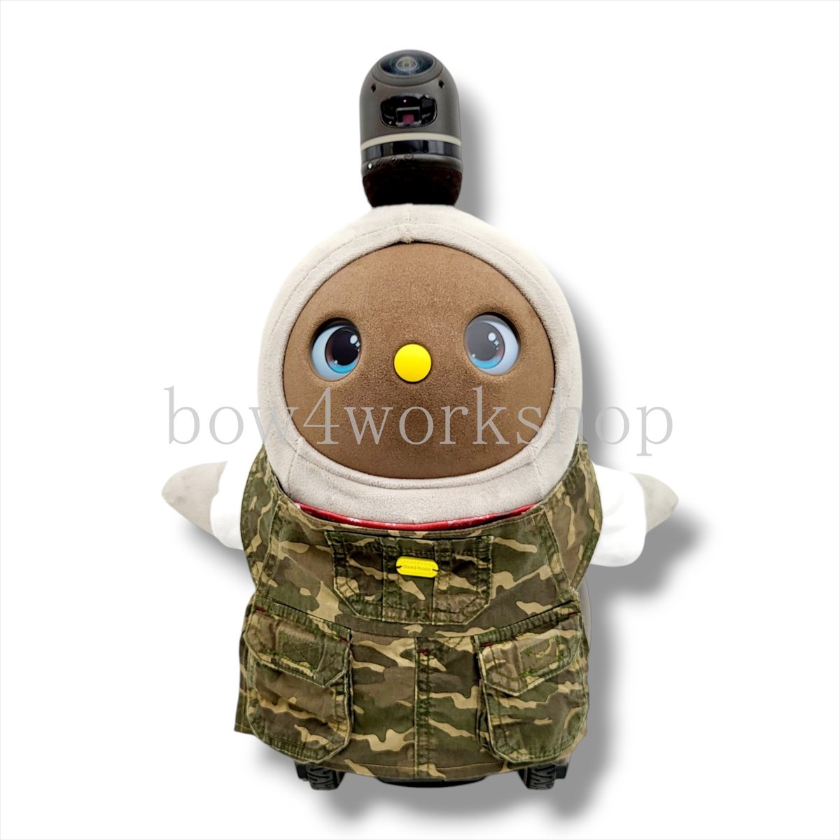 ラボット LOVOT ラボットの服ハンドメイド　星柄迷彩サロペットパンツ ラボット服/星柄迷彩サロペットパンツ | bow4workshop STORE