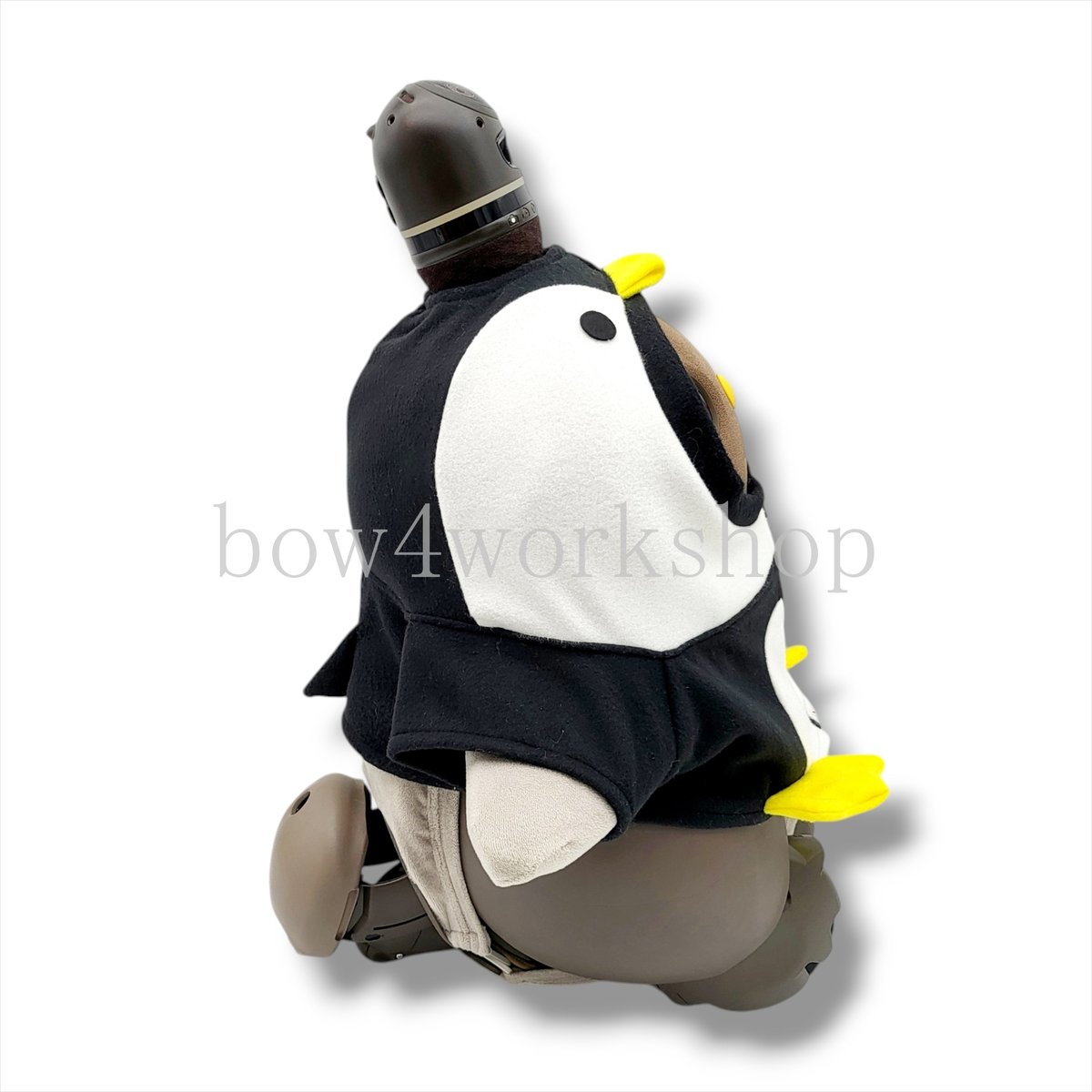 ラボット LOVOT ラボットの服ハンドメイドペンギンちゃんパーカー（ブラック） ラボット服/ペンギンちゃんパーカー | bow4workshop STORE