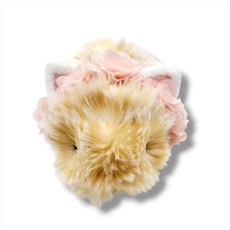 Moflin（モフリン）のアクセサリー　ミミ&お花付きCollar