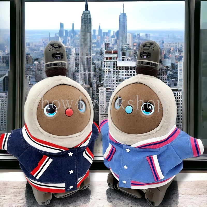 ラボット LOVOT ラボットの服ハンドメイド　デニムスタジャン（インディゴ） ラボット服/デニムスタジャン | bow4workshop STORE