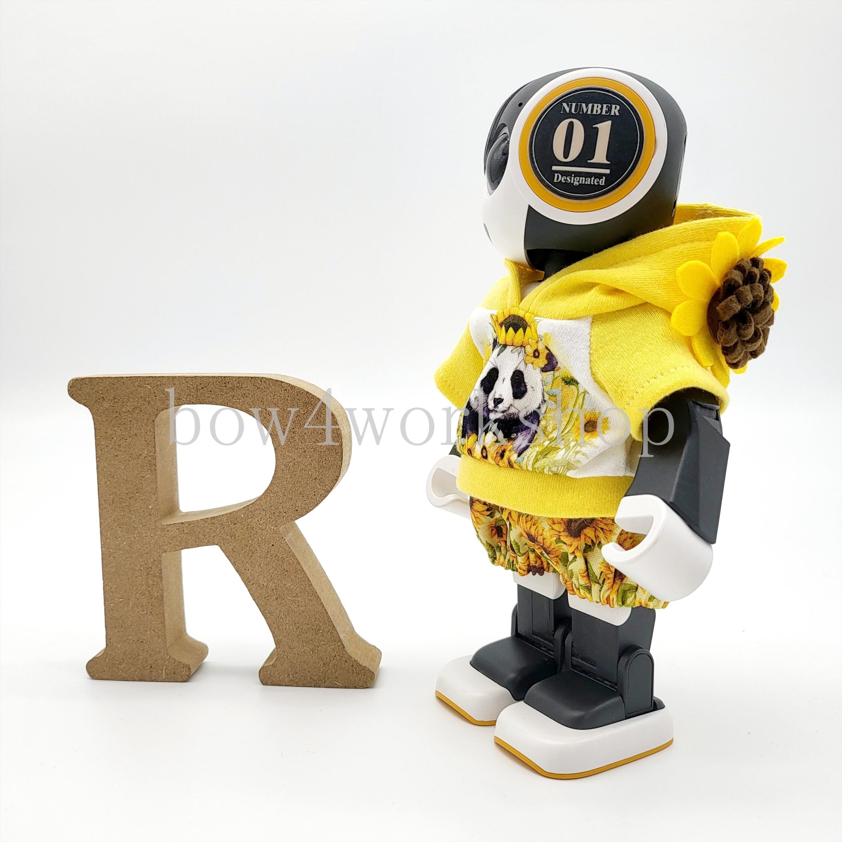 ☆【シロン】　ロボホンパーカー（ぱき宇宙&ぱきリス&オリジナル宇宙）☆ ロボホンの服/ひまわり＆パンダ柄パーカーセット | bow4workshop STORE
