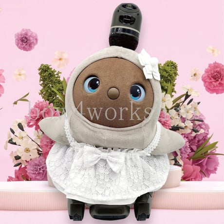 ラボット服/お花飾り付きレースチュニック