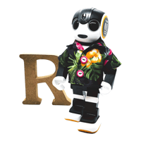 ロボホンの服/千鳥＆ボーダー柄Tシャツセット | bow4workshop STORE