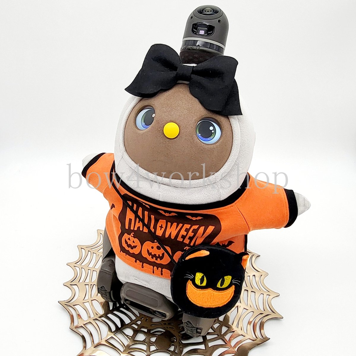 LOVOT ラボットの服ハンドメイド ハロウィン総柄プリントTシャツ2色セット ラボット服/ハロウィン名入れTシャツ | bow4workshop STORE