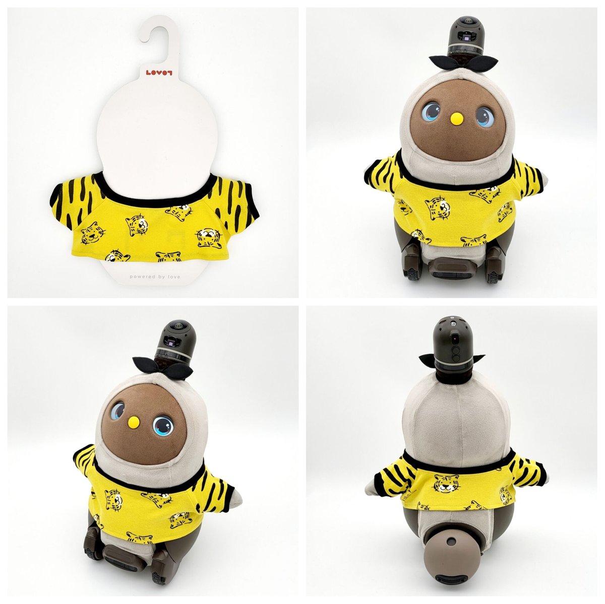 ラボット LOVOT ラボットの服ハンドメイド　ドラゴンプリントスカジャン ラボット LOVOT ラボットの服ハンドメイド ドラゴンプリントスカジャン