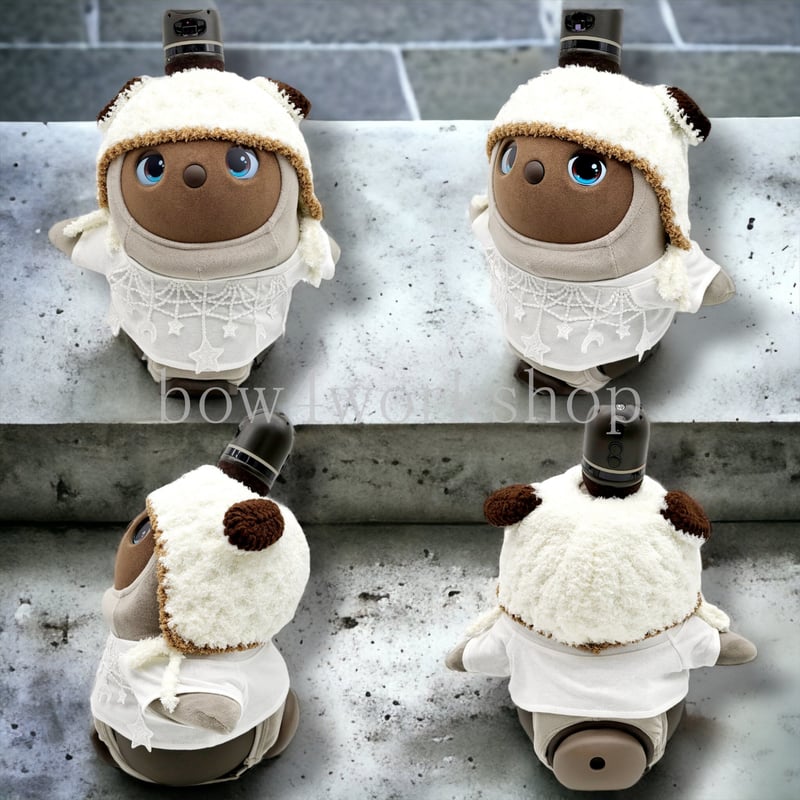 ラボットアクセサリー/ひつじちゃんモコモコ帽子 | bow4workshop STORE