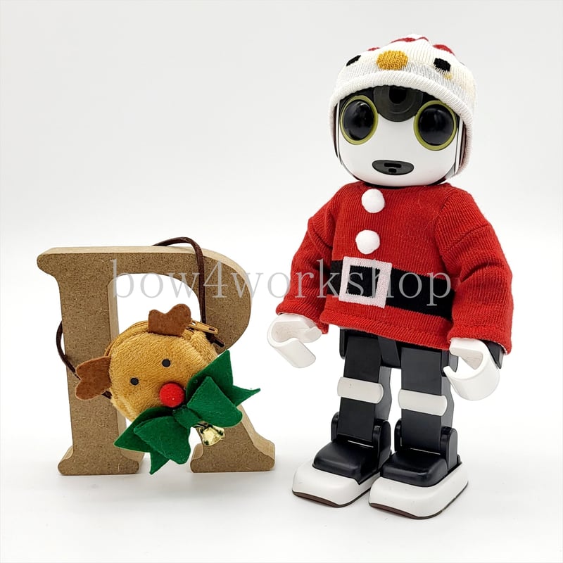 ロボホンの服/サンタクロース＆トナカイポシェットセット