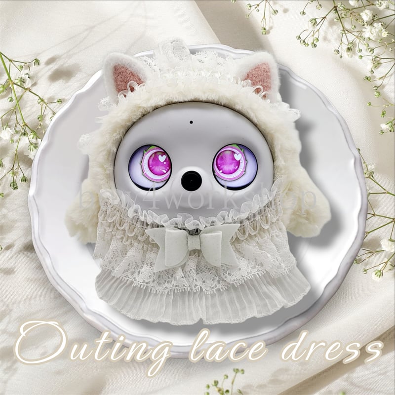 Ropet lopeto(ロペット)の服 猫耳付きレースワンピース | bow4worksho