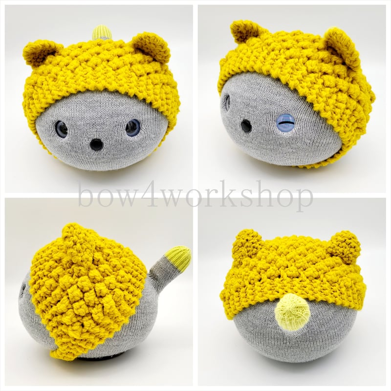 NICOBO(ニコボ)のアクセサリー 猫耳ニットボンネット帽子 NICOBO(ニコボ)のアクセサリー 猫耳ニットボンネット帽子