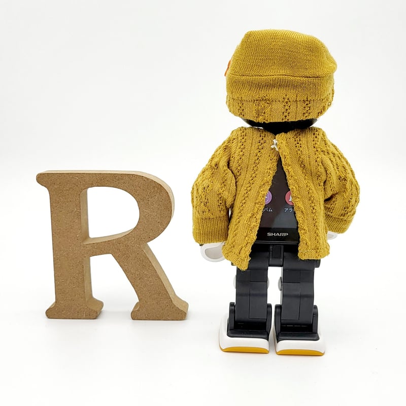 ロボホンの服/アラン縄編みロンT＆キャップセット | bow4workshop STORE