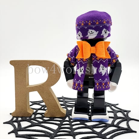 ロボホンの服/ ハロウィーンお化け柄セット