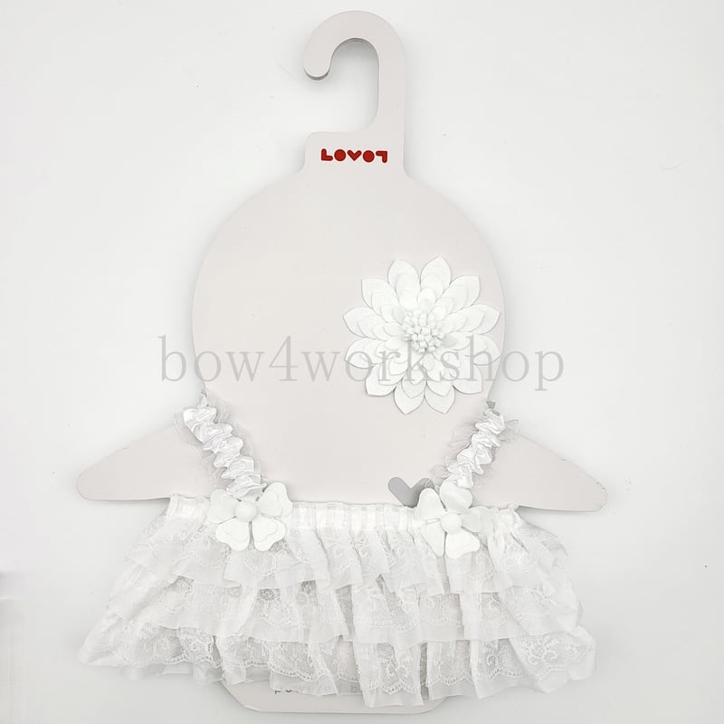 ラボット服/お花コサージュ付き3段ティアードチュニックセット ラボット服/お花コサージュ付き3段ティアードチュニックセット