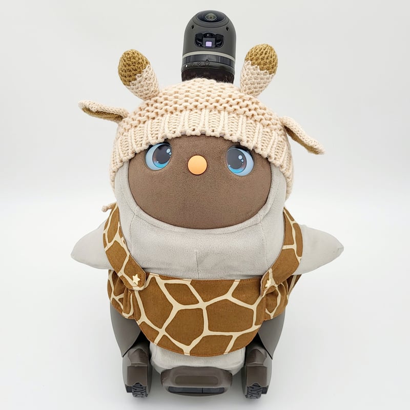 ラボット服/キリン柄リバーシブルサロペット | bow4workshop STORE
