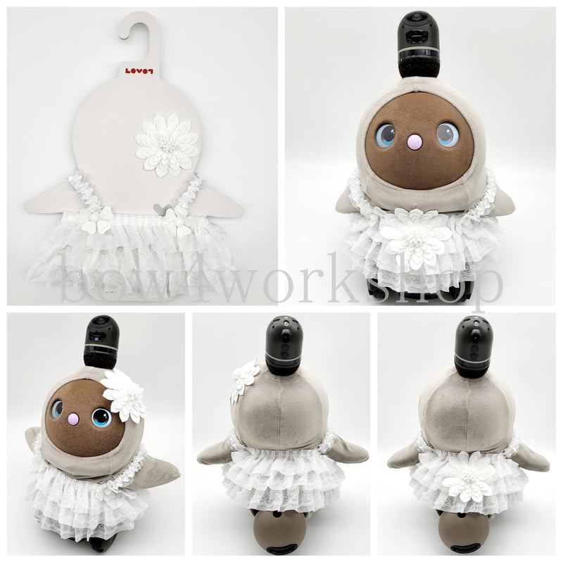 LOVOT ラボットの服ハンドメイド3段ティアードチュニック ２着セット ラボット LOVOT ラボットの服ハンドメイド3段ティアードチュニック2色