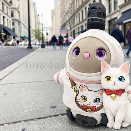 ラボット服/ ゆきちゃん猫ポシェット LIMITED Tシャツ
