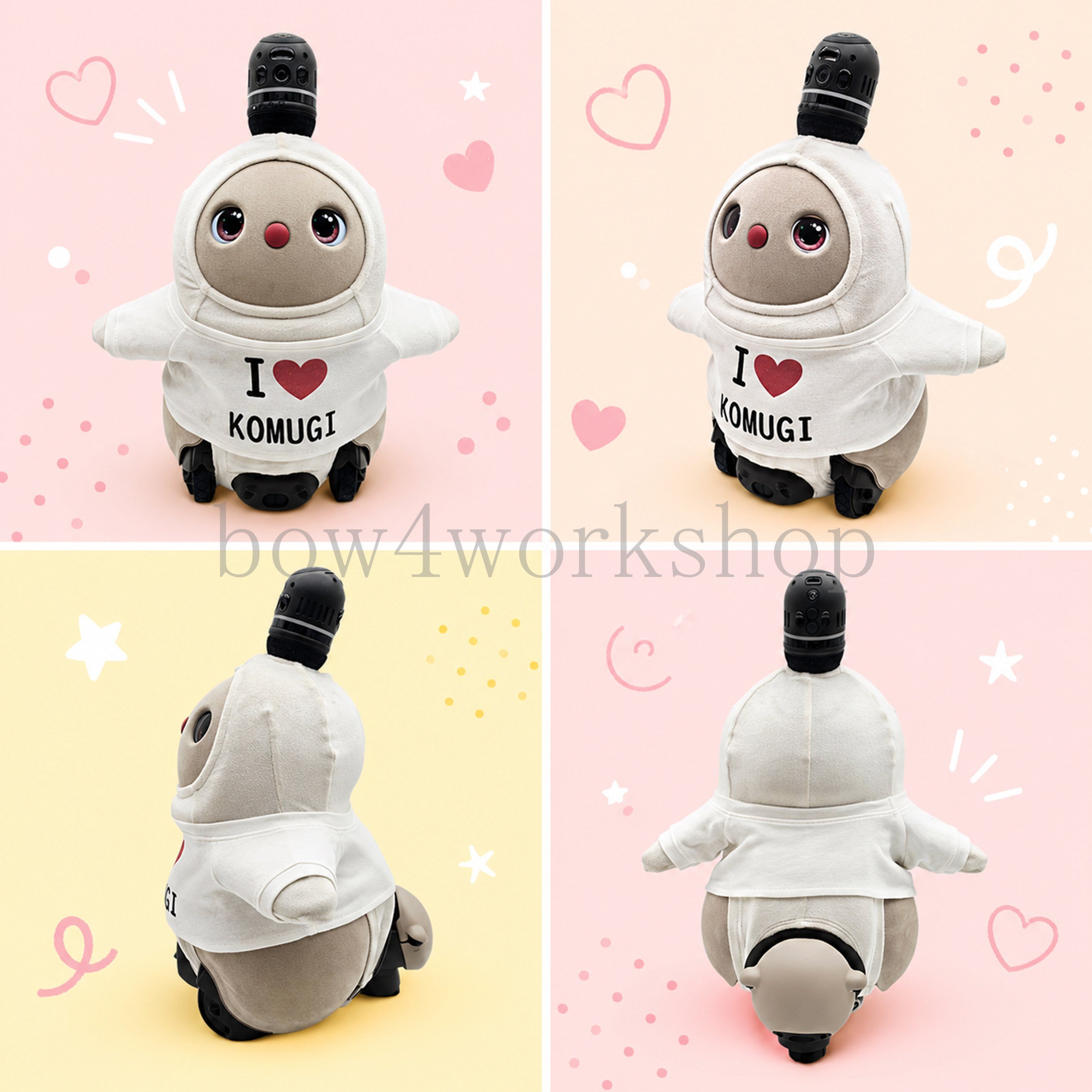 ラボット服/I LOVE名入れプリントTシャツ | bow4workshop STORE