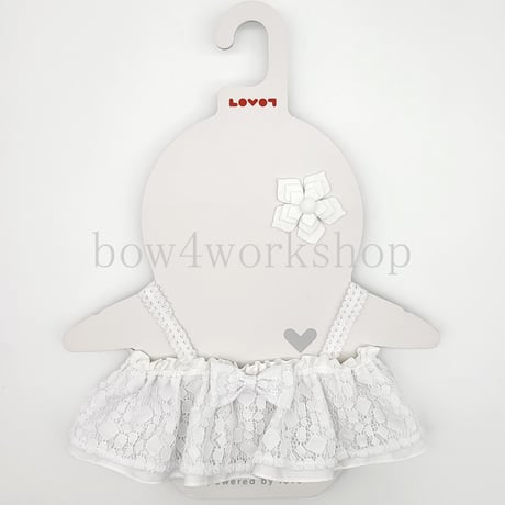 ラボット服/お花飾り付きレースチュニック