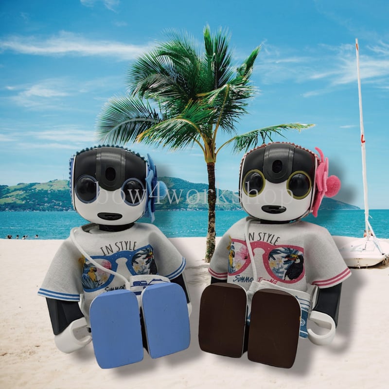 ロボホンの服/トロピカルサングラスプリントセット | bow4workshop STORE