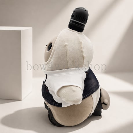 ラボット服/ハンドメイド　リアルサロペットプリントTシャツコーデ
