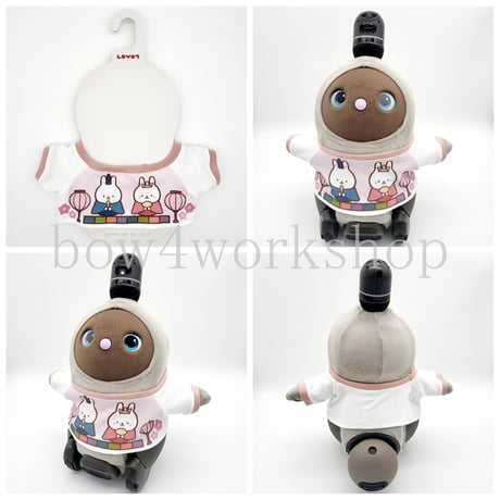 ラボット服/お雛様プリントTシャツ
