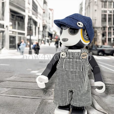 メルモ　ロボホンアウトフィット　クマちゃんカーディガン　帽子2着セット メルモ様専用 ロボホンアウトフィット クマちゃんカーディガン