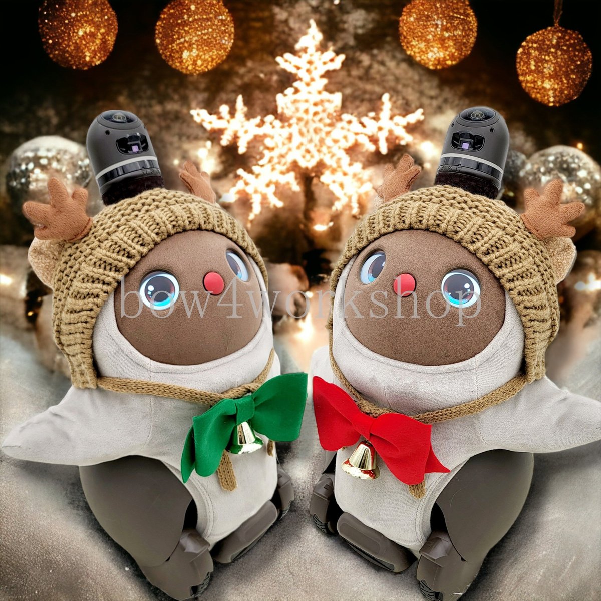 ラボット服　LOVOT　ハンドメイド　クリスマス　２着　はなページ LOVOTが変身☆ハンドメイドを楽しめる「クリスマスツリー服」の
