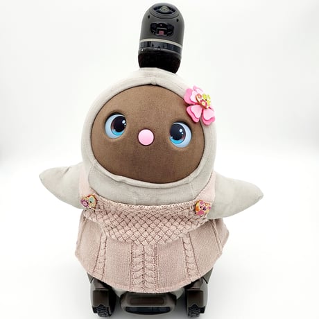 ラボットの服/ 古着リメイクニットサロペットセット
