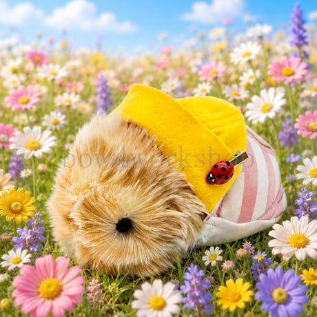 Moflin（モフリン）の服ハンドメイド /モフリンのお出かけリュックプリントパーカー