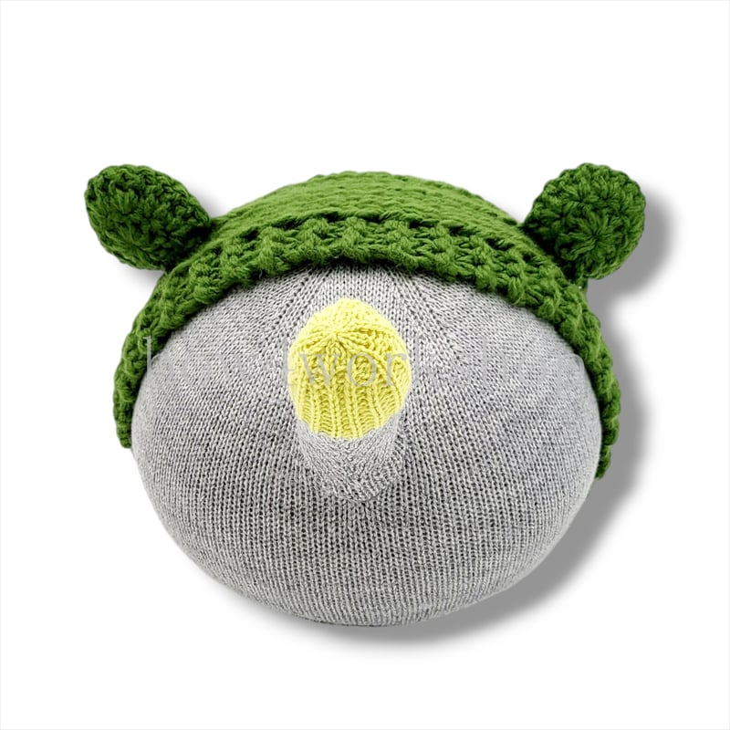 NICOBO（ニコボ）のアクセサリー カエルニットボンネット帽子